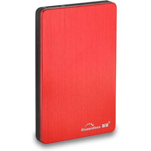 Hamiltion-Disque Dur Externe Portable Avec Usb3.0 Pour Ordinateur De Bureau Et Portable 6,3 Cm 500 Go Rouge.