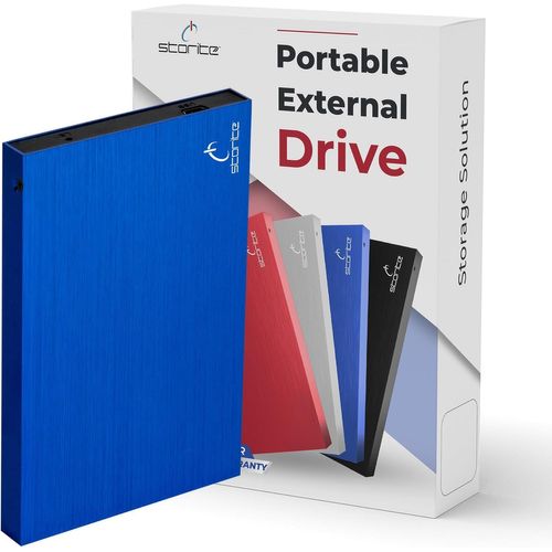 Hamiltion-Disque Dur Externe Portable Usb 2.0 500 Go, Stockage De Sauvegarde, Transfert De Données Rapide, Disque Dur Compatible Avec Mac/Ordinateur Portable/Ordinateur De Bureau (Bleu)