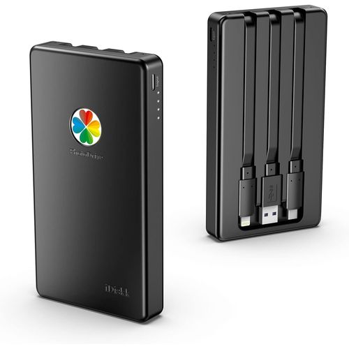 Hamiltion-1 To Disque Dur Externe Lightning Pour Iphone, Certifié Mfi 3 En 1 Avec 3 Câbles Intégrés, Disque Dur Portable, Disque Dur Usb-C Pour Iphone/Ipad/Mac/Pc Et Téléphones Portables De (Noir)