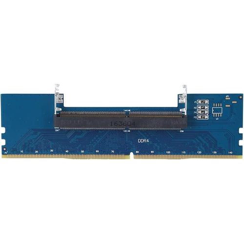 Hamiltion-Adaptateur De Convertisseur De Cartes Mémoire, Ordinateur Portable Professionnel Ddr4 So-Dimm Au Bureau Dimm Mémoire Cartes De Connecteur Ram Adaptateur De Convertisseur, Adaptateur De Conv