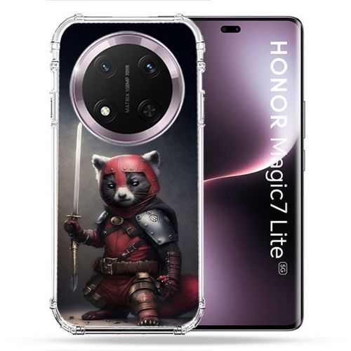 Coque Renforcée Pour Honor Magic 7 Lite 5g Animal Raton Samouraï