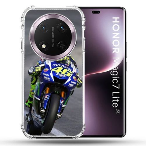 Coque Renforcée Pour Honor Magic 7 Lite 5g Moto Course Gp Wheeling 46