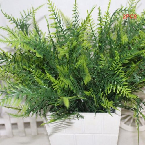 Fern SadPlants Plantes Artificielles, Jardin, Porche, Arbuste Fleur, Asperges Artificielles, Table Ouverte, 7 Tiges Nik/ Extérieur, 2 Pcs, 4 Pcs, 5Pcs