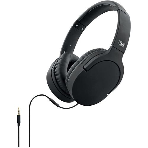 Hamiltion-Casque Filaire Jack 3.5Mm Confort Collection Travel-Noir 1,2M