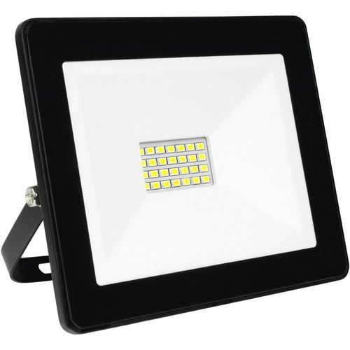 Hamiltion-400222 Projecteur Led Mural Aluminium/Verre 20 W Étanche, Trempé, Intégré, Noir, 20W