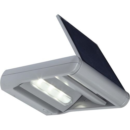 Hamiltion-Gb131 Lampe Murale Solaire 2 Têtes Mobiles Réglage De L'angle Jusqu'à 320° Led 12w Ip44