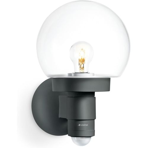 Hamiltion-Applique D'Extérieur À Détecteur L 115 S Anthracite, Détecteur De Mouvement 240°, Portée 12 M, Lumière De Base, Lumière Continue, Lumière Douce [Classe Énergétique A++]
