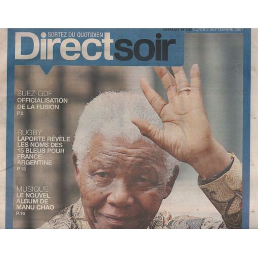 Quotidien Direct Soir N°192 : Nelson Mandela