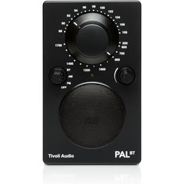 Hamiltion-Pal Bt-Radio Vintage Rechargeable 16H De Batterie-Enceinte Bluetooth Portable Retro-Poste Radio Am/Fm-Résistant À L'Eau-Noir