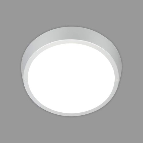 Hamiltion-Leuchten-Lampe Led D'extérieur, Lampe D'extérieur, Lampe Murale D'extérieur, Ip44, 24 Watts, 2160 Lumens, 4.000 Kelvins, Blanc/Argent, 270x93mm (Dxh), 3018-014