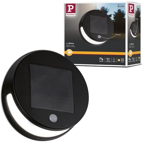Hamiltion-94265 Applique Led Solaire Helena Rond Incl. 1x3 Watts Éclairage Extérieur Anthracite Éclairage De Jardin Plastique Mur Extérieur 3000 K