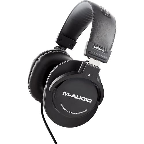 Hamiltion-Hdh40 ¿ Casque Audio Studio, Avec Arceau Flexible Et Câble De 2,7 M Pour Monitoring, Podcast Et Enregistrement Noir