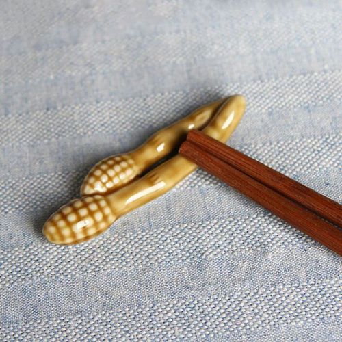 Porte-Baguettes En Céramique, 3 Pièces/Ensemble, Branches De Pin Mignonnes, Étagère À Baguettes, Vaisselle De Cuisine, Cuillère Décorée, Support De Repos