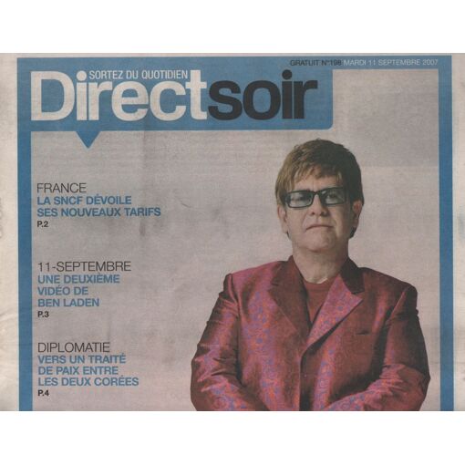 Quotidien Direct Soir N°198 : Elton John