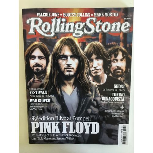 Rolling Stone 172 Pink Floyd Tonino Benacquista Cahiers Des Festivals Chute De Saigon 1975 Valerie June Bootsy Collins Mark Morton Starshooter Rod Barthet Milli Vanilli Midge Ure Peter Doherty Clouzo