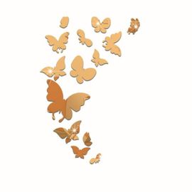 GLOBLELAND Stickers Muraux En Acrylique Miroir Avec Citations