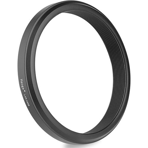 LAR-X55B Bague d'adaptation pour filtre Fujifilm Fujinon X100VI X100V 49 mm UV CPL ND Filtre compatible avec bouchon d'objectif d'origine Noir