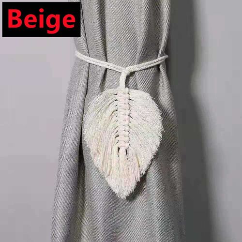 Sangles De Rideau En Macramé Tissé À La Main, Gland En Coton, Accessoires Décoratifs, Salon, Décor Boho, Cuir Chevelu, 2 Pièces, 1 Pièce