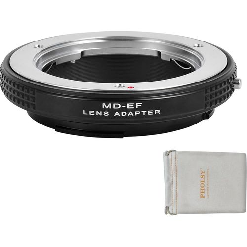 Bague d'adaptation Mise au Point Manuelle, Uniquement Macro Pas de Verre, Compatible avec objectifs Minolta MD MC Mount et Appareil Photo Canon EOS EF-Mount, Minolta vers EOS, MD vers EF
