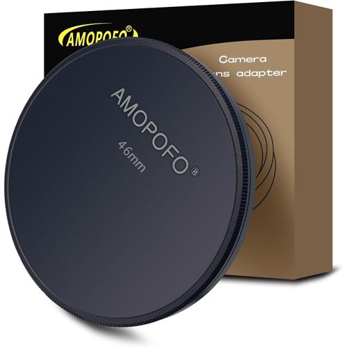 Lot de Bouchons d'Objectif en Métal 46 mm - Compatible Avec Tous les Objectifs Filetés - Pour Appareil Photo et Accessoires (ND, CPL, Filtre)