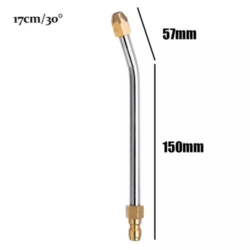 Buse de baguette de pulvérisation d'extension de lance angulaire en forme de U, nettoyeur de voiture à pression, odorpulvérisateur électrique, livres de climatisation, 30 °, 90 °