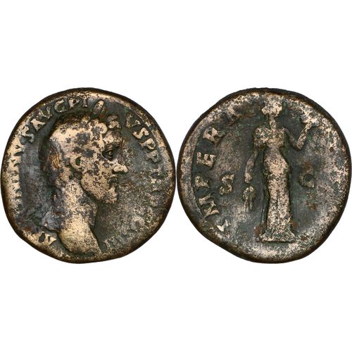 Rome - Sesterce - Antonin Le Pieux - 143 Ad - Imperator Ii - Rare - Ric.716a - 25-321