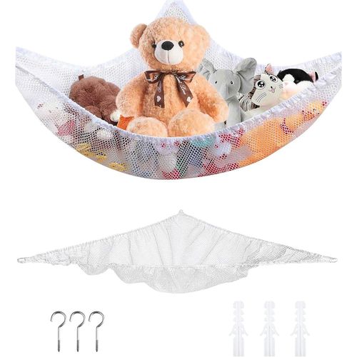 Grande Jouet Hamac,Toy Hammock Filet De Rangement Salle De Bain Suspendu Storage Hammock Pour Les Enfants Bébé Jouets Peluches 213 * 150 * 150cm