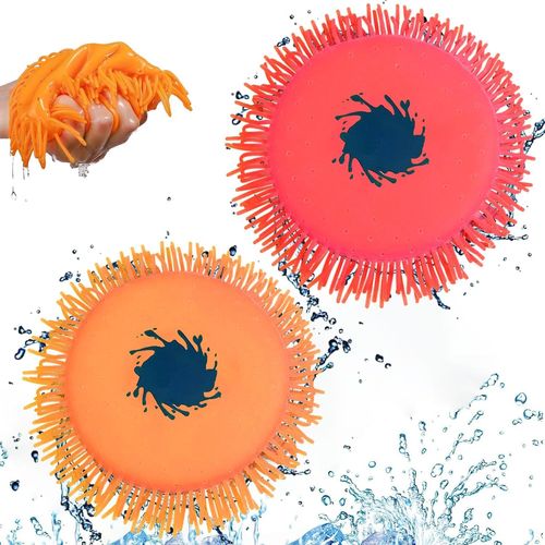 Frisbee à Eau, Disque de Lancement d'eau, Splash Disc, Splash Flyer, Extra Doux Splash Frisbee, Jouet Aquatique Frisbee, Disque pour Adultes, Enfants, Sports, Jeux et Amusement en Plein air.[T19]
