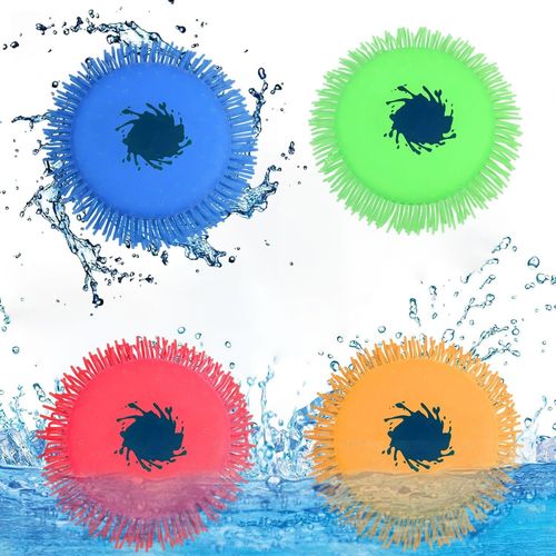 Frisbee à Eau, Disque de Lancement d'eau, Splash Disc, Splash Flyer, Extra Doux Splash Frisbee, Jouet Aquatique Frisbee, Disque pour Adultes, Enfants, Sports, Jeux et Amusement en Plein air.[T24]