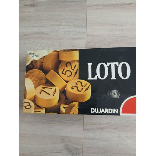 Jeu De Loto De Marque Dujardin Avec Pièces En Buis