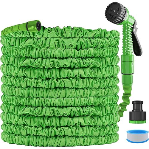 Tuyau d'arrosage télescopique extensible de 20 m/30 m/45 m/60 m pour arrosage de jardin, tuyau télescopique pour lavage de voiture, tuyau magique extensible, tête d'arrosage professionnelle