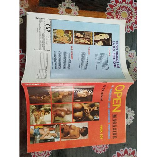 Revue Érotique Rare : Open Magazine , Le Magazine Des Grosses Poitrines , Le Numéro 34 Spécial , Non Daté , Mais Vintage ..... 40 Pages