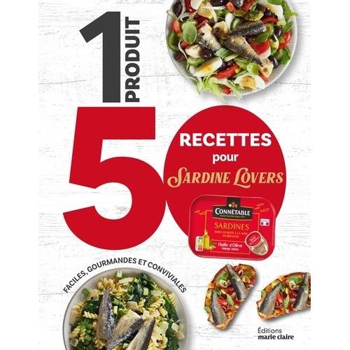 1 Produit 50 Recettes Pour Découvrir Sardine Lovers - Faciles, Gourmandes Et Conviviales