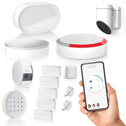 Home Alarm Advanced - Pack video plus - Alarme Maison GSM sans Fil Connecté Wifi - Caméras de surveillance extérieure et intérieure