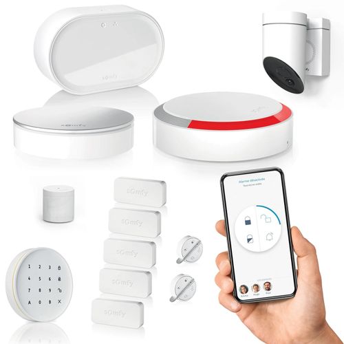 Home Alarm Advanced - Pack video extérieur - Alarme Maison GSM sans Fil Connecté Wifi - Caméra de surveillance extérieure