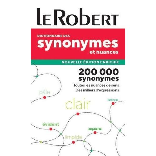 Dictionnaires Des Synonymes Et Nuances