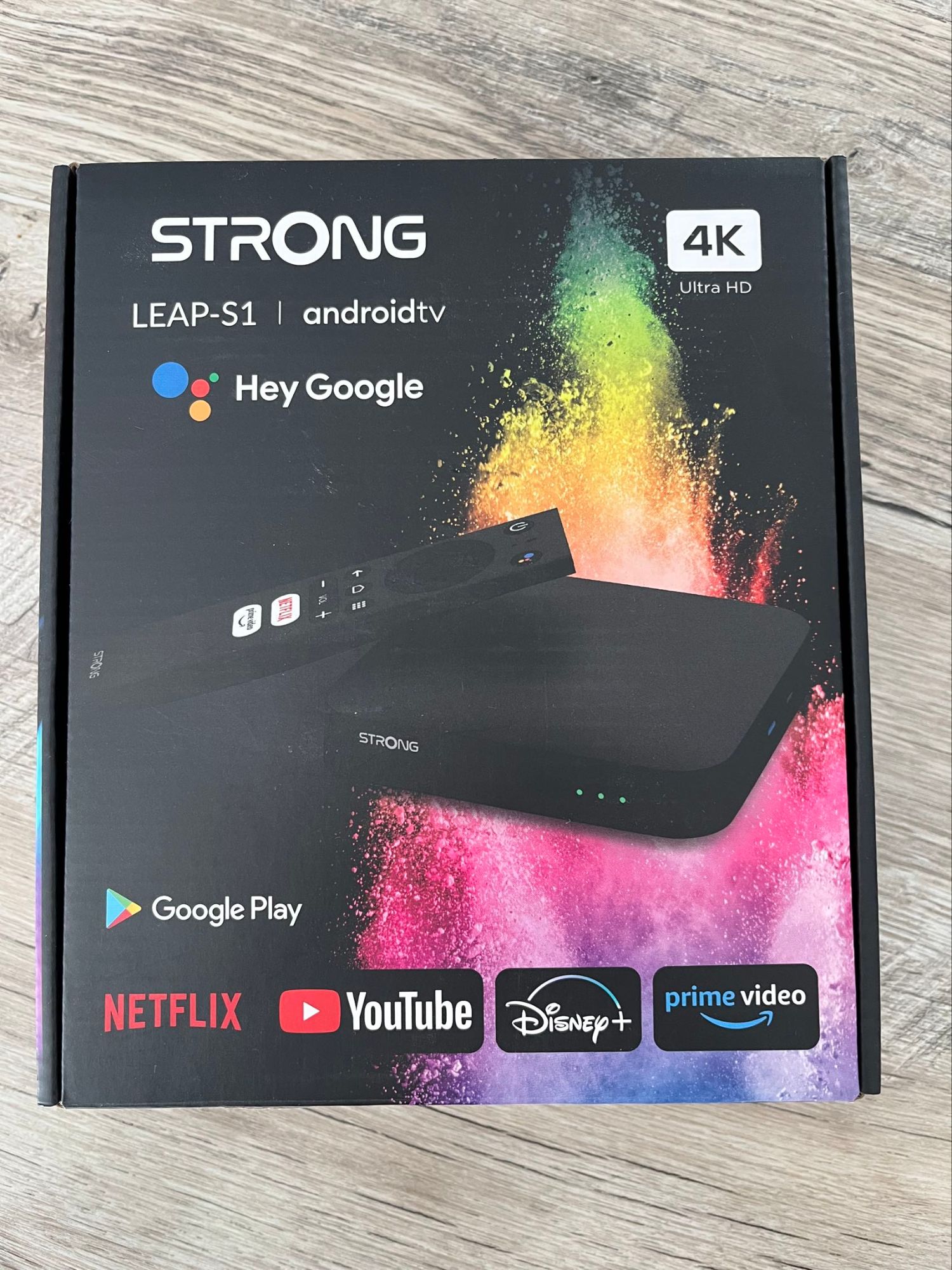 STRONG Boîtier TV Android 4K Ultra-HD Leap-S1