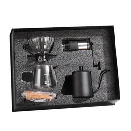 Ensemble De Cafetière 5 Pièces Infusé À La Main Pratique Pour Préparer Des Cafetières Pour Les Amateurs De Café