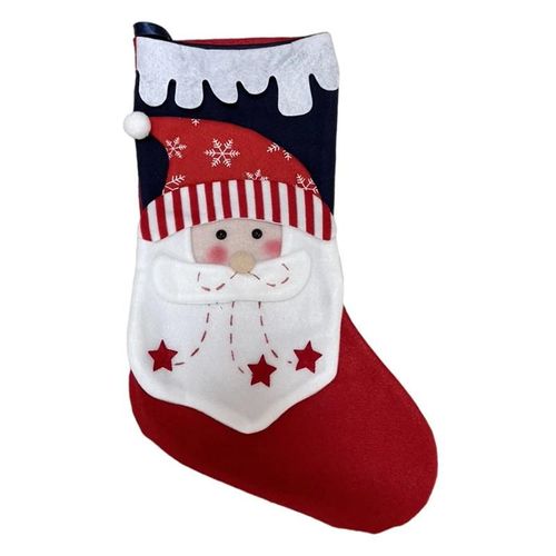 Grand Noël Décoration Bas Bonhomme de neige Renne Père Noël Motif Arbre de Noël Pendentif Vieil Homme