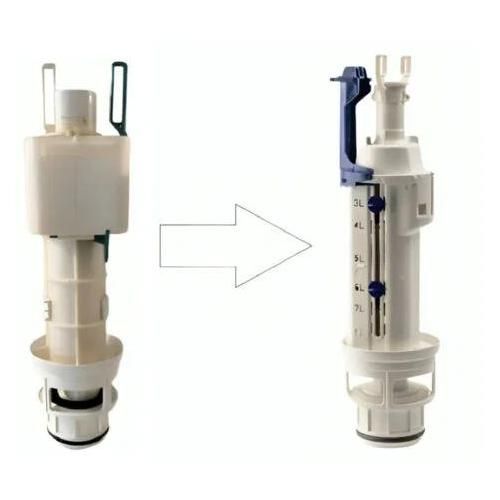 Mécanisme de chasse réservoir WC encastré ROCA Galiléo Duo, double volume