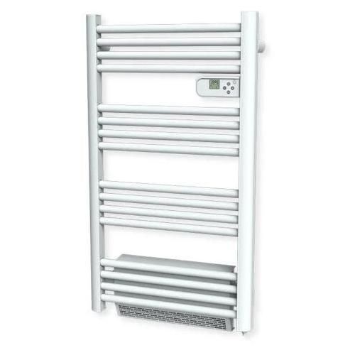 Radiateur Sèche-Serviette 500w + Soufflerie 1000w (1500w) - Tubes Ronds - Cayenne