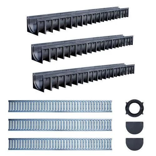 Kit caniveau grille Inox 3 mètres