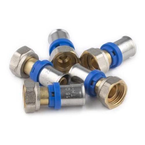 Raccord Multicouche ? Sertir Multi Profils ?16 - Femelle Tournant 15x21 Sachet De 5 Raccords Noyon et Thiebault