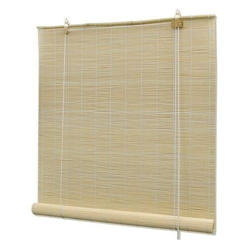 Store enrouleur bambou naturel 150 x 220 cm