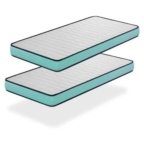 pack 2 matelas 80x190 CONFORT PRO Epaisseur 14 CM Ergonomique- Respirant- MEmoire. IdEal pour lit gigogne