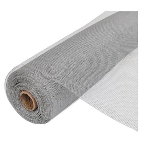 vidaXL Moustiquaire en maille d'aluminium 100x500 cm argenté