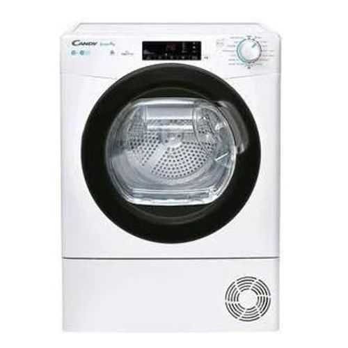 Candy SMART Pro CSOE C10TBE-47 Sèche-linge Blanc avec porte noire - Chargement frontal
