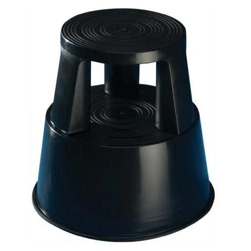 Wedo Tabouret Marche Pied, En Plastique, Noir / Ral 9005