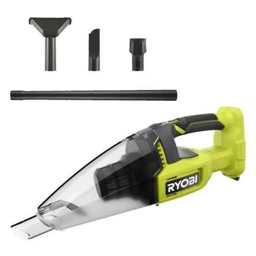 Pack RYOBI - Aspirateur à main RHV18-0 - 18V One+ - 600ml - Sans batterie ni chargeur - Kit 4 accessoires pour aspirateur - RAK04FC