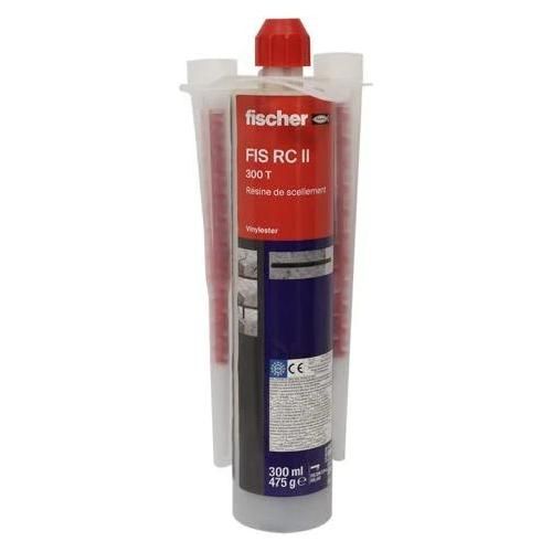 Résine Hybride de scellement de fer à béton FIS RC II 300 T - 300ml - Fischer